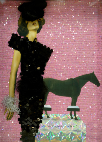 Jacqueline Fraser She adores that botox Gagosian sycophant, 2007; mixed media; 103 x 77.5 x 16 cm; enquire