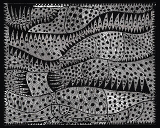 Yayoi Kusama Birth, Ageing, Sickness and Death [QXPAT], 2007; silkscreen on canvas; 130.3 x 162 cm; Edition of 5; enquire