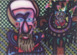 Howard Arkley Euphorbia, 1984; synthetic polymer on rag paper; 77 x 107 cm; enquire