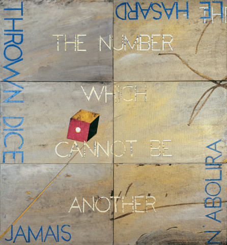 Imants Tillers Metaphysical Detail VI, 2017; acrylic, gouache on 6 canvas boards. no. 93611 - 93616; 75.5 x 71 cm; Enquire