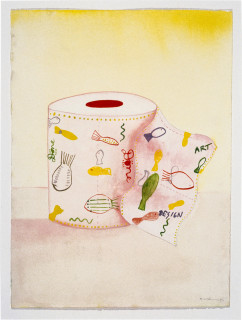 Noel McKenna Done Still Life 2, 1995; ink, watercolour on paper; 37.9 x 28.5 cm; enquire