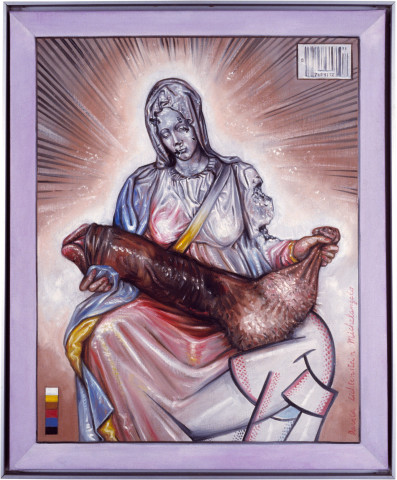 Juan Davila Holy Family, 1985; oil on canvas; 60 x 50 cm; enquire