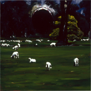 Louise Hearman Untitled #  996, 2003; oil on masonite; 53 x 54 cm; enquire