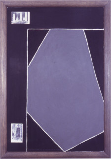 David Tremlett Work surface in relation to a wall, 1988; pastel on paper; 110 x 75 cm; enquire