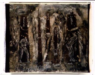 Fiona Hall Book XVI: Forest Trees, 1991; Polaroid photograph; 68 x 53 cm; enquire