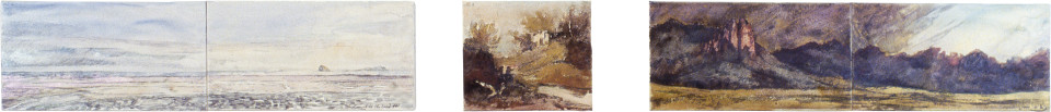 Mandy Martin Salvator Rosa Series 2, 1999; mixed media on arches paper; 10 works, dimensions variable; enquire