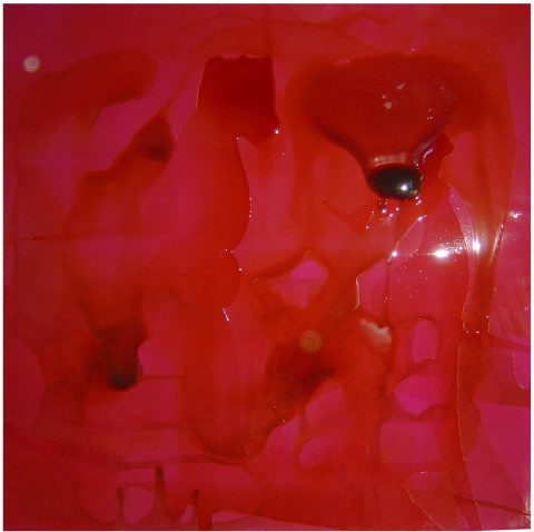 Dale Frank Colin Hanks, 2004; varnish on acrylic on canvas; 200 x 200 cm; enquire