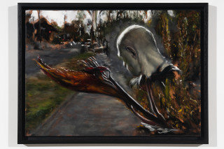 Louise Hearman Untitled #1534, 2024; oil on masonite; 44 x 61 cm; enquire