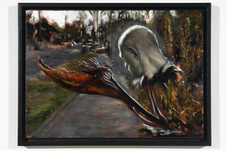 Louise Hearman Untitled #1534, 2024; oil on masonite; 44 x 61 cm; enquire