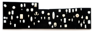 Hany Armanious Gentlemen's Club, 2006; polyurethane on form ply; 43 x 141 x 7 cm; enquire