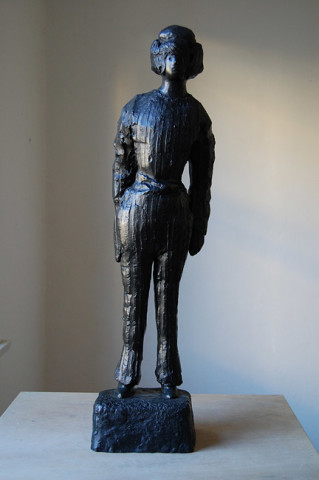 Linda Marrinon Man Dressed as a Woman, 2010; bronze; 70 x 21 x 13 cm; Edition of 3 + AP 2; enquire