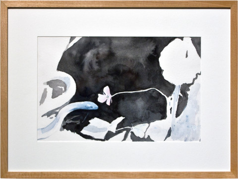 Glenn Sorensen Blue Snake, 2011; watercolour on paper; 31 x 41 cm; enquire