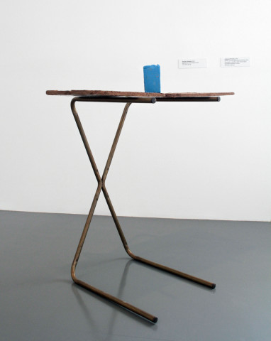 Hany Armanious Relative Nobody, 2010; cast pigmented polyurethane resin, bronze; 114 x 89 x 66 cm; enquire