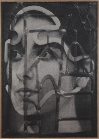 David Noonan Untitled, 2011; screen printed jute and linen collage; 204 x 146 cm; enquire