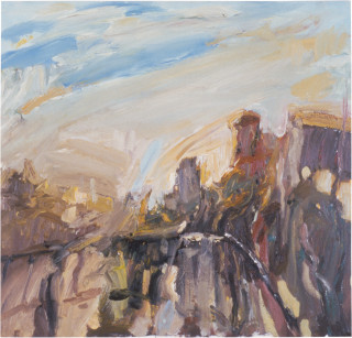 Kevin Connor Road to Pyrmont, 1985; oil on Belgian linen; 183 x 183 cm; enquire
