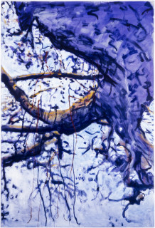 Gunter Christmann Der Baum bist Du, 1987; acrylic on canvas; 244 x 168 cm; enquire