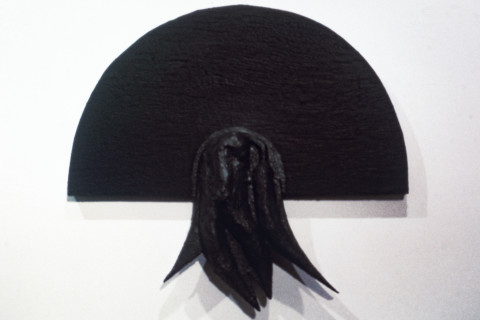 Hilarie Mais Legend II: Transformation, 1984; from the series Legends; timber and surface media; 49 x 55 x 9 cm; enquire