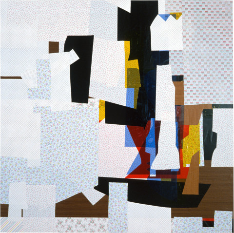 Dale Frank Helltoodoo, 1990; printed adhesive vinyl (Contact) on canvas; 180 x 180 cm; enquire