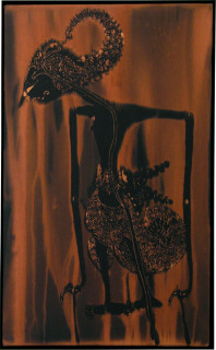 David Noonan Wayang, 2005; fabric painting; 68.5 x 48 x 6.5 cm; enquire