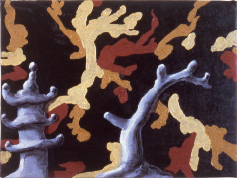 Tony Clark Chinoiserie Landscape, 1987; oil on canvas board; 22.8 x 30.5 cm; enquire