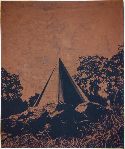 David Noonan Shelter, 2003; gouache on stretched paper on canvas; 60.5 x 50 cm; enquire