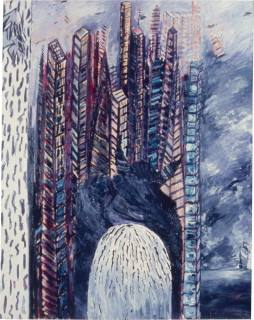Susan Rankine Evacuee, 1983; oil on canvas; 135 x 160 cm; enquire