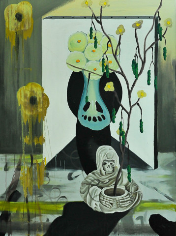 David Griggs Frat of the Obese 4, 2011; acrylic on canvas; 183 x 137 cm; enquire