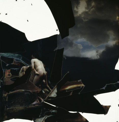 Bill Henson Untitled, 1994; type C photograph, adhesive tape, pins, glassine; 250 x 244.7 cm; enquire