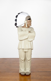 Michael Parekowhai The Brothers Grimm 9, 2009; automotive paint on fibreglass; 163 x 52 x 49 cm; enquire