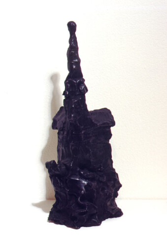 Linda Marrinon Detail of St. Mary's Cathedral, Sydney, 1998; from the series Sculpture For The Home; Terracotta tinted to resemble bronze; 29 x 12 x 13 cm; enquire
