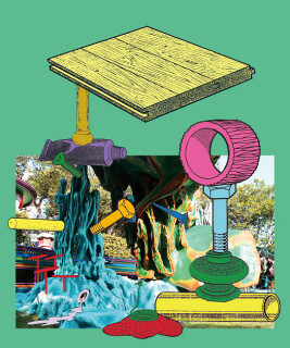 Teppei Kaneuji Games, Dance and the Constructions (Singapore) #2-C, 2013; Screen print,archival ink jet print, plexiglas, cotton rag paper ; 124.5 x 104.5 x 4.5 cm; enquire