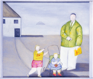 Noel McKenna House Husband, 1996; oil on canvas; 51.3 x 60.5 cm; enquire