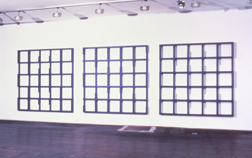 Breaker, 1988; oil paint on wood; 181.6 x 619 x 9 cm (3 panels)