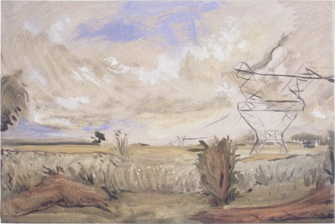 Linda Marrinon Hume Highway at Craigebourne, 1996; Oil on canvas; 61 x 41 cm; enquire