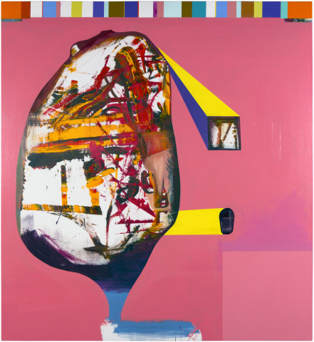 Gareth Sansom Architect, 2014; oil and enamel on linen; 168 x 183 cm; enquire