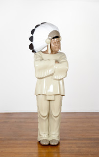 Michael Parekowhai The Brothers Grimm 10, 2009; automotive paint on fibreglass; 163 x 52 x 49 cm; enquire