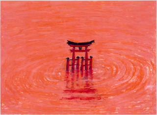 Jan Murray The Gate-Way, 1986; solid marker, oil stick and oil pastel on paper; 86 x 97 cm; enquire