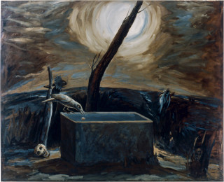 Ken Unsworth Arcadia, 1985; oil on canvas; 241 x 195 cm; enquire