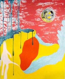 Nell It Loved to Happen, 2003; acrylic on canvas; 60.5 x 50.5 cm; enquire