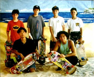 Anne Zahalka The Skateboarders, 1989; type C colour photographs; 74 x 90 cm; Edition of 20; enquire