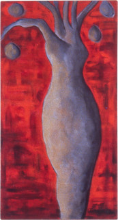 Linda Jackson Boab, 1998; acrylic on wood; 54 x 30 cm; enquire