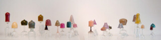 Hany Armanious Untitled Snake Oil, 1998; glass, hotmelt, oil paint; 24 pieces, Dimensions Variable; enquire