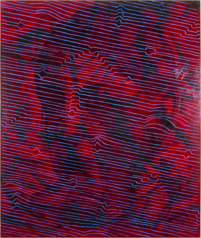 Mark Titmarsh 300 Foregrounds, 1989; acrylic on canvas; 201 x 170 cm; enquire
