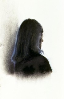 Louise Hearman Untitled #608, 1997; pastel on mount board; 30 x 20 cm; enquire