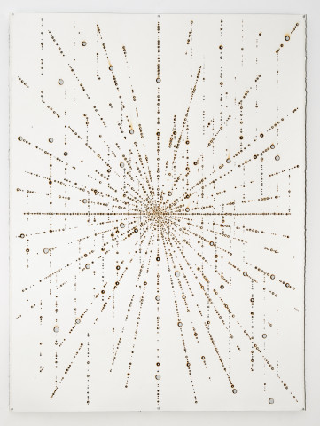 Lindy Lee One Nien Sees Eternity, 2009; paper, fire; 130 x 176 cm; enquire