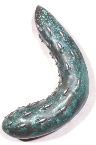 Bronwyn Oliver Clawed, 1989; bronze and lead; 50 x 27 x 14 cm; enquire