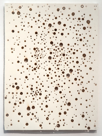 Lindy Lee Conflagrations From the End of Time (2), 2009; paper, fire; 76 x 56 cm; enquire