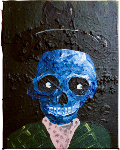 David Griggs Frat of the Obese 30, 2011; acrylic on canvas; 41 x 31 cm; enquire