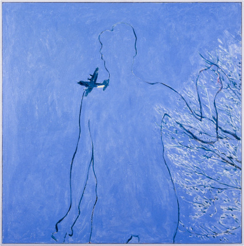 Gunter Christmann Morning Flight, 1989; oil on canvas; 122 x 122 cm; enquire