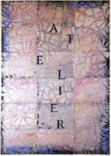 Imants Tillers Atelier X, 2002; synthetic polymer paint, gouache on 18 canvasboards, nos. 72776 - 72793; 152.4 x 106.7 cm; enquire